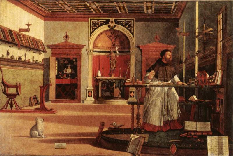 Vittore Carpaccio Saint Augustine in His Study Germany oil painting art